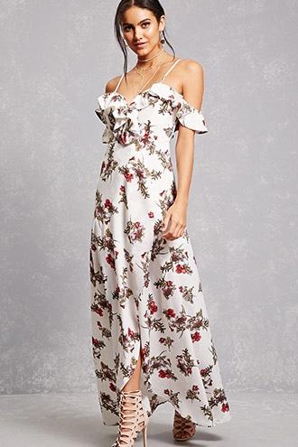 Forever21 High-low Floral Dress