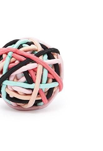 Forever21 Peach & Mint Hair Tie Ball Set
