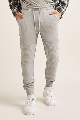 Forever21 Contrast Ribbed Athletic Joggers