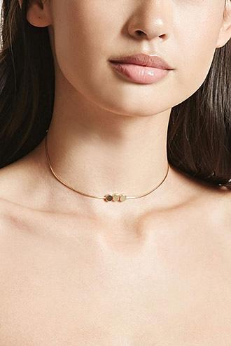 Forever21 Beaded Snake Chain Necklace