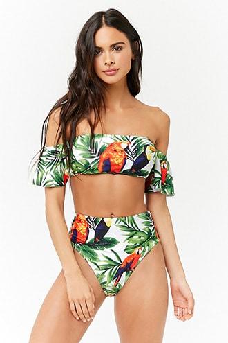 Forever21 Tropical Toucan Bikini Bottom