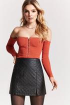 Forever21 Quilted Mini Skirt