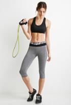 Forever21 Contrast Marble Print Capri Leggings