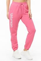 Forever21 Woman Graphic Joggers