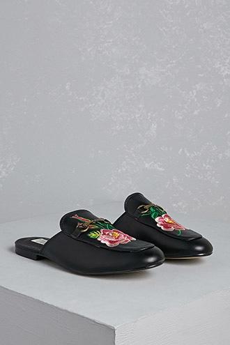 Forever21 Vintage Havana Rose Mules