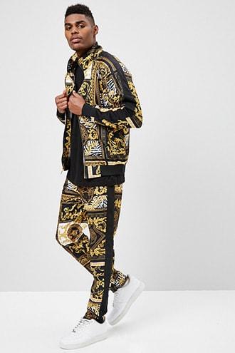 Forever21 Victorious Baroque Jacket & Sweatpants Set