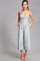 Forever21 Cropped Cutout Jumpsuit