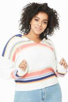 Forever21 Plus Size Colorblock Hooded Top