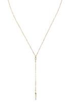 Forever21 Rhinestone Drop Chain Necklace