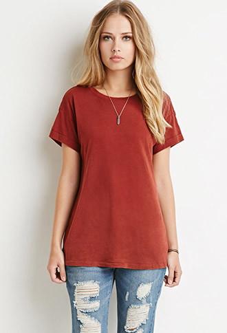 Forever21 Cutout-back Tee