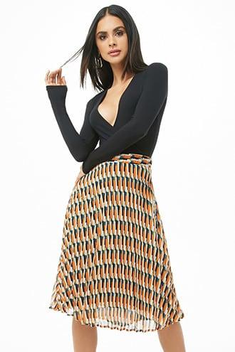 Forever21 Geo Print Skirt