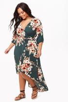 Forever21 Plus Size Floral Print High-low Dress