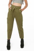 Forever21 Paperbag Cargo Pants