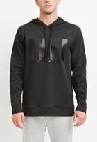 21 Men Bar Code Graphic Hoodie
