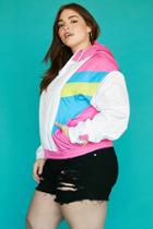 Forever21 Plus Size Mtv Colorblock Anorak