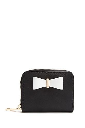 Forever21 Faux Leather Bow Wallet