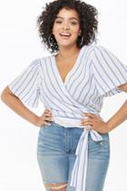 Forever21 Plus Size Wrap Crop Top