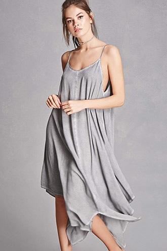 Forever21 Faded Handkerchief Hem Dress