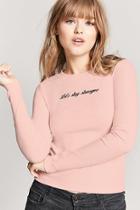 Forever21 Ribbed Strangers Graphic Top