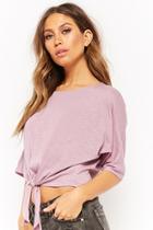 Forever21 Tie-front Tee