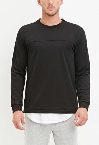 21 Men Mesh Drawstring Sweatshirt