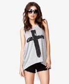 Layered Cross Graphic Top