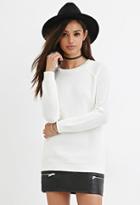 Forever21 Cream Waffle Knit Sweater