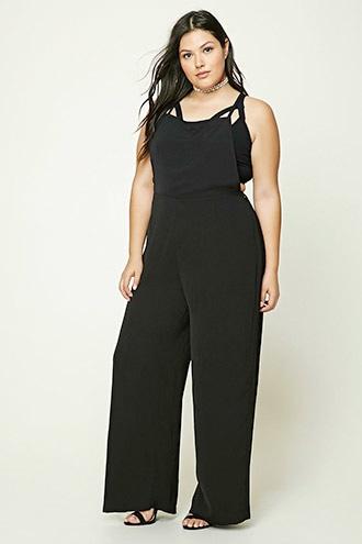 Forever21 Plus Size Self-tie Overalls
