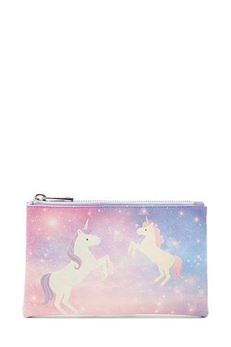 Forever21 Unicorn Print Clutch