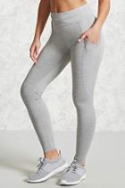 Forever21 Active Heathered Knit Leggings