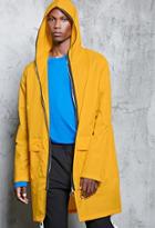 Forever21 Longline Two-way Zip Jacket