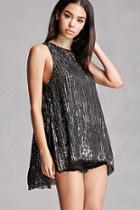 Forever21 Sequined Beaded Top
