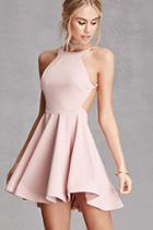 Forever21 Women's  Blush Selfie Leslie Backless Dress