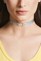 Forever21 Holographic O-ring Choker