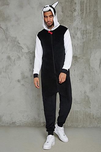 21 Men Men's  Men French Bulldog Jumpsuit