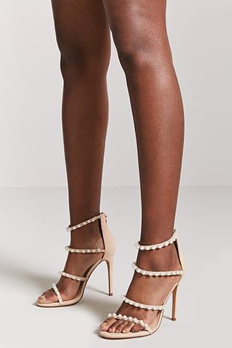 Forever21 Faux Pearl Stiletto Heels