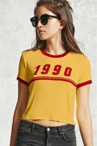 Forever21 1990 Graphic Cropped Tee