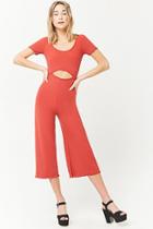 Forever21 Ribbed Cutout Jumpsuit