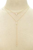 Forever21 Layered Lariat Necklace