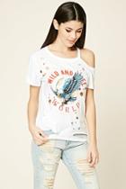 Forever21 Wild And Free Eagle Graphic Tee