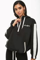 Forever21 Los Angeles Contrast-trim Anorak
