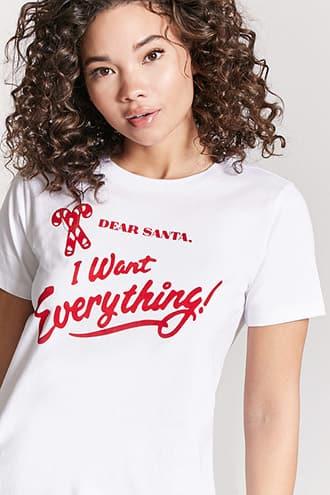 Forever21 Dear Santa Graphic Tee