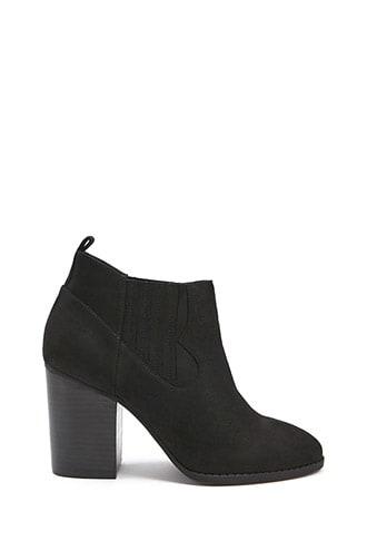 Forever21 Western-inspired Faux Suede Booties