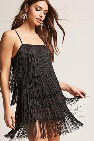 Forever21 Tiered Fringe Dress