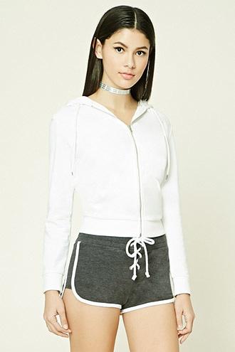 Forever21 Lace-up Split-hem Shorts