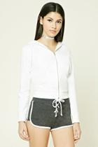Forever21 Lace-up Split-hem Shorts