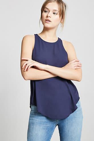 Forever21 Chiffon Swing Top