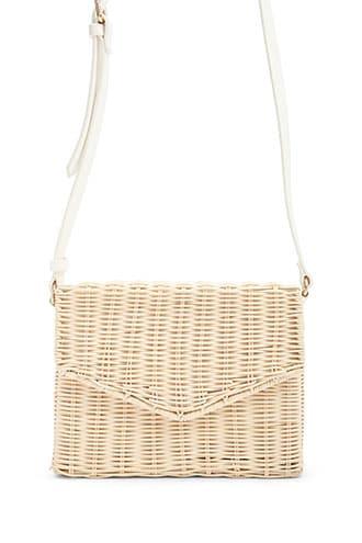 Forever21 Wicker Crossbody Bag
