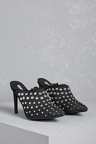 Forever21 Studded Stiletto Mules