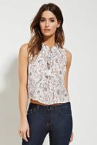 Love21 Women's  Contemporary Floral Top
